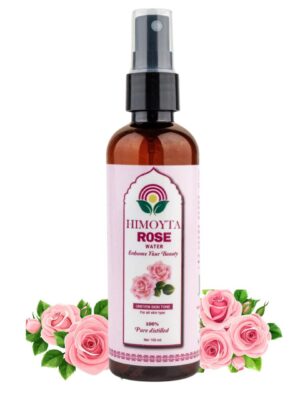 HIMOYTA Rose Water – 100% Pure Distilled Face Mist | Skin Toning & Hydrating | Uneven Skin Tone Solution | 100ml
